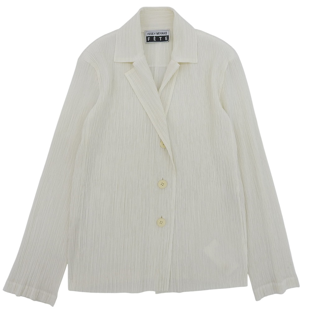 目立った傷や汚れなし】イッセイミヤケフェット 3B ロングスリーブ