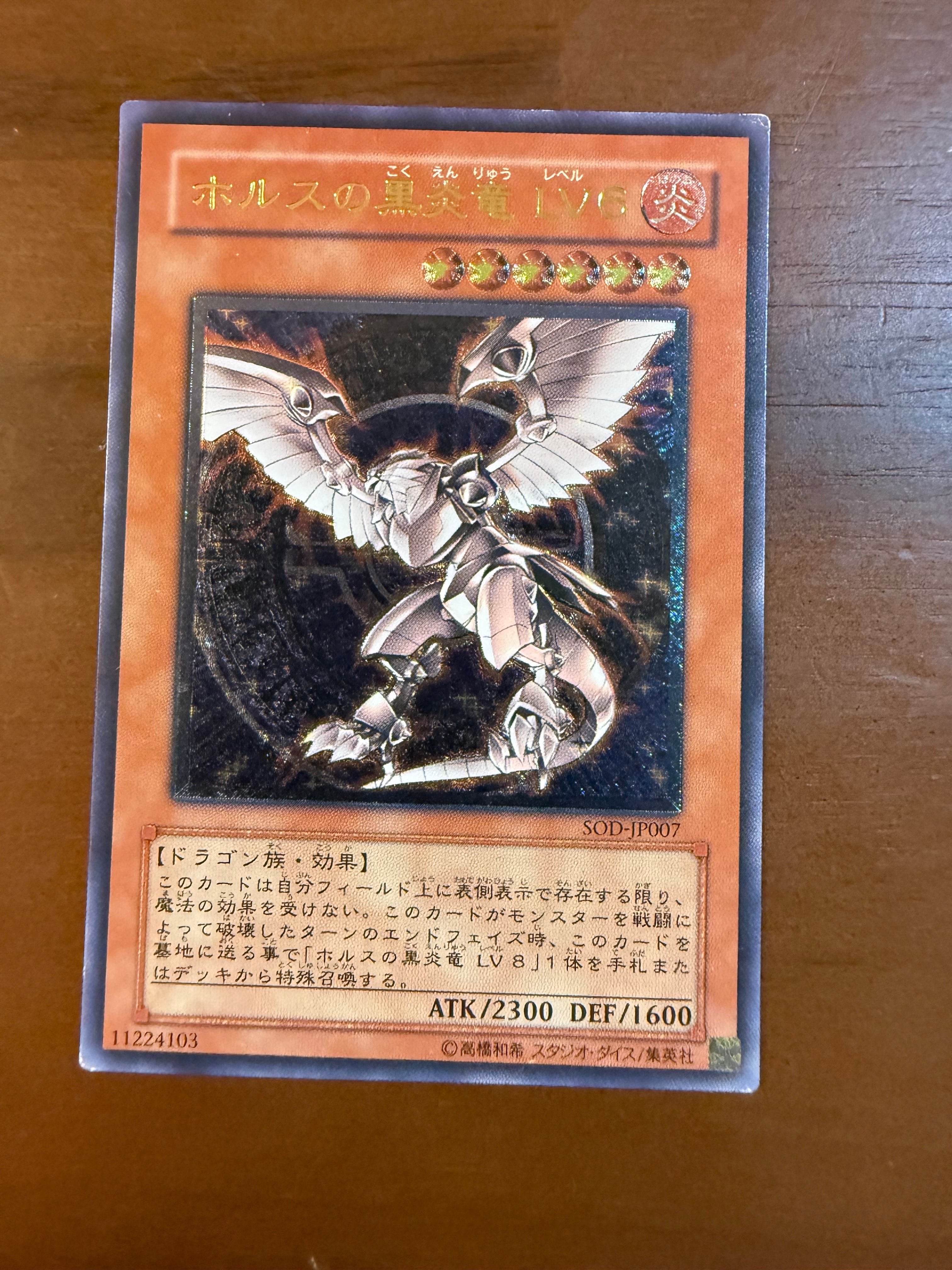 ホルスの黒炎竜レベル10 A O様 ARS鑑定10 ホルスの黒炎竜 LV6 レリーフ