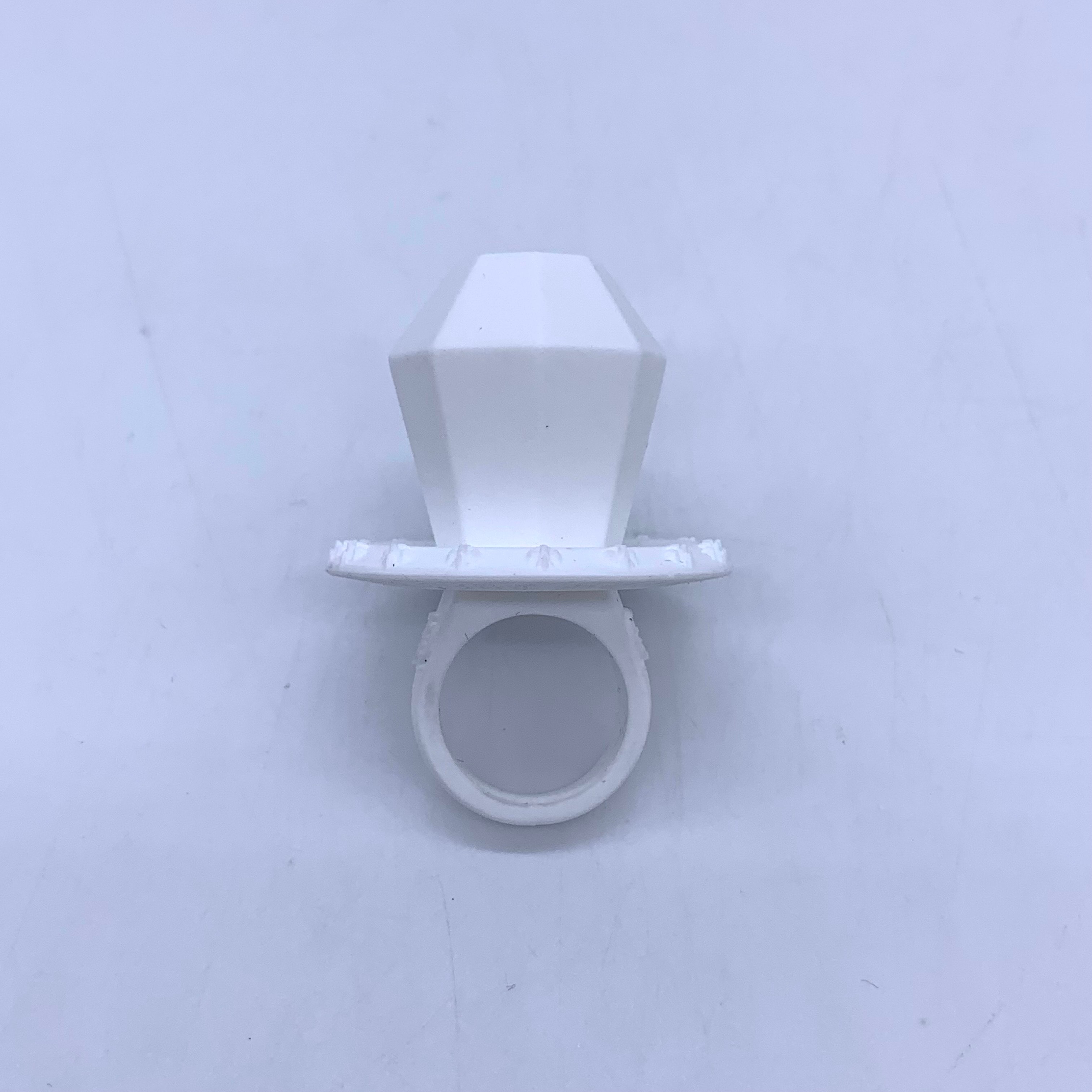 Chrome Hearts Silicone Rubber Pop Ring "White"