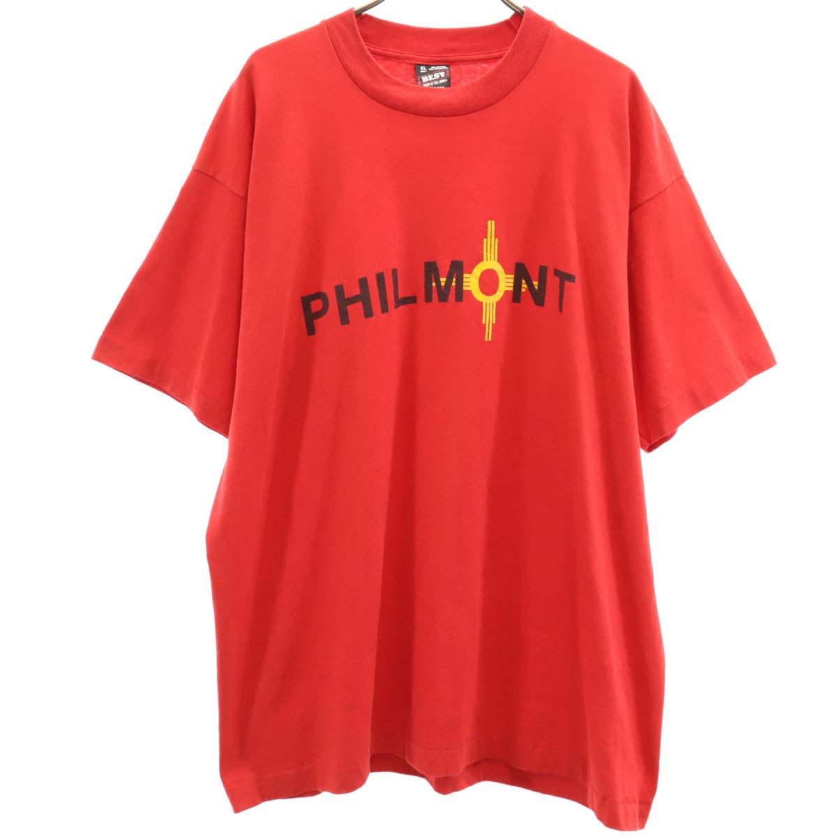 FRUIT OF THE LOOM BEST フルーツオブザルーム ベスト 90s USA製 オールド PHILMONT 半袖 Tシャツ XL シングルステッチ フィルモント