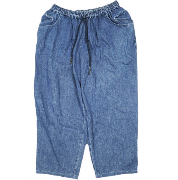 Stripes For Creative ストライプフォークリエイティブ S.F.C 日本製 SUPER WIDE DENIM PANTS スーパーワイドデニムパンツ L Indigo イージー テーパード ボトムス g24411