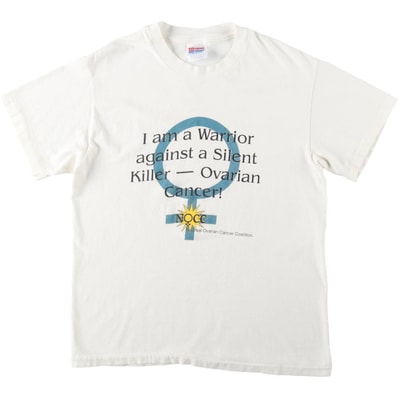 古着 90年代 ヘインズ Hanes HEAVYWEIGHT メッセージプリントTシャツ USA製 メンズM相当 ヴィンテージ/eaa620155