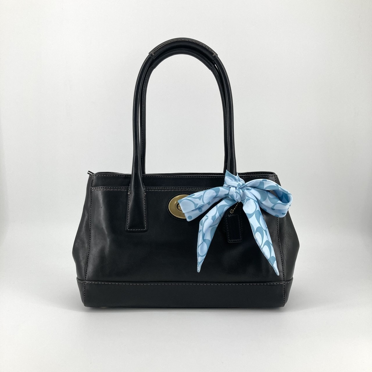 COACH(コーチ) ブルーリボンスカーフ付き F11553 トートバッグ ブラック