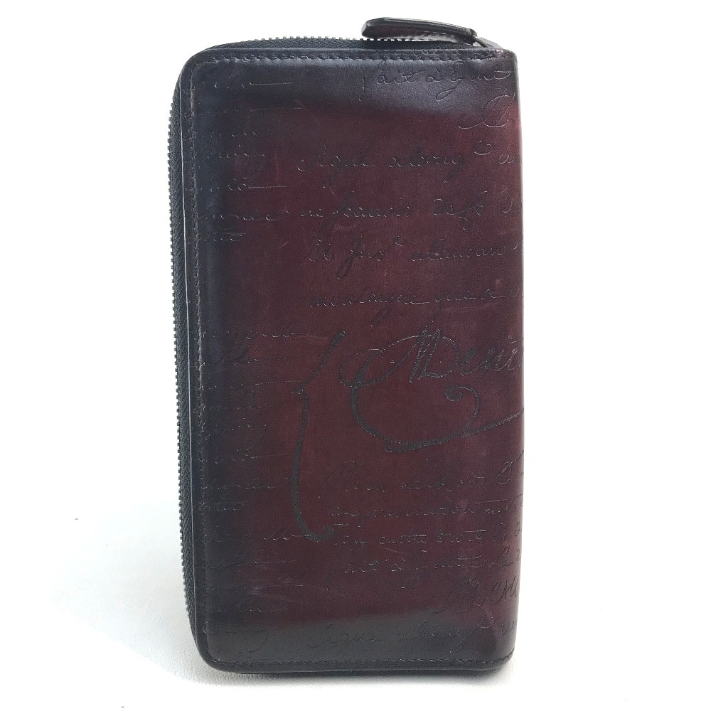美品✨ベルルッティ　Berluti ロングウォレット 長財布 カリグラフィー D (傷や汚れあり)】ベルルッティ Berluti ウォレット カリグラフィ