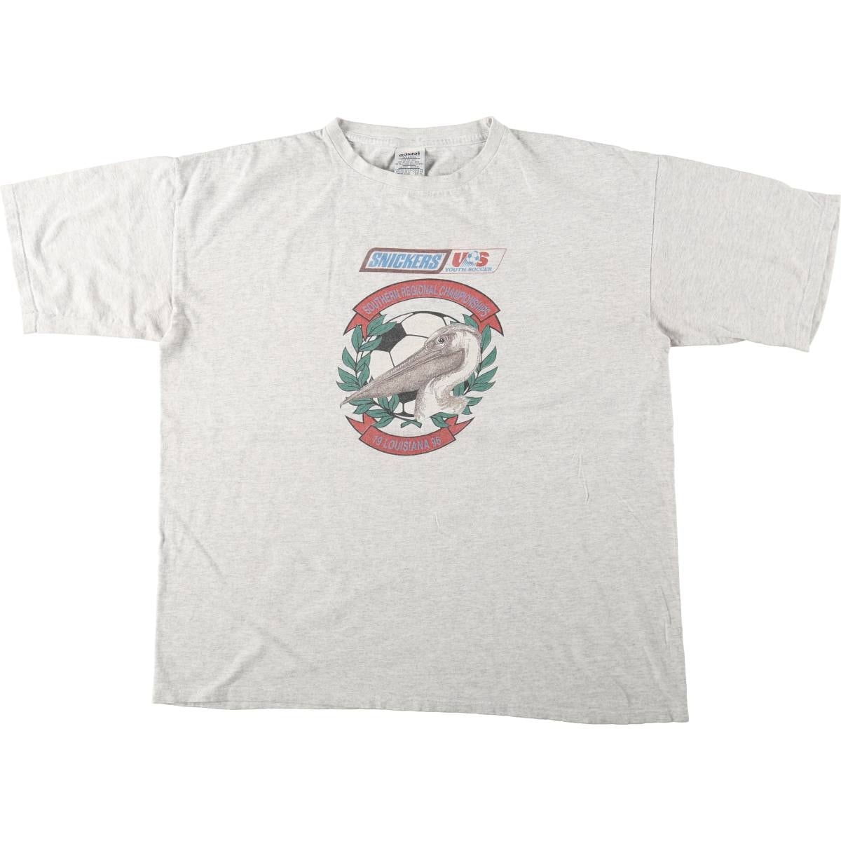 古着 90年代 アディダス adidas SNICKERS スニッカーズ プリントTシャツ USA製 メンズXL相当 ヴィンテージ/eaa661086
