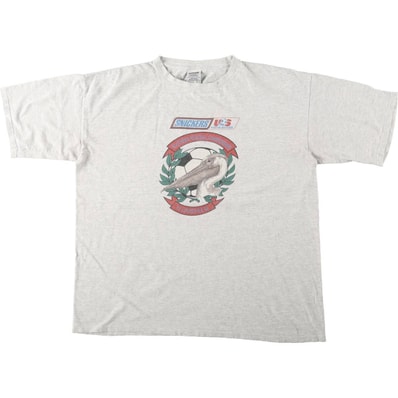 古着 90年代 アディダス adidas SNICKERS スニッカーズ プリントTシャツ USA製 メンズXL相当 ヴィンテージ/eaa661086