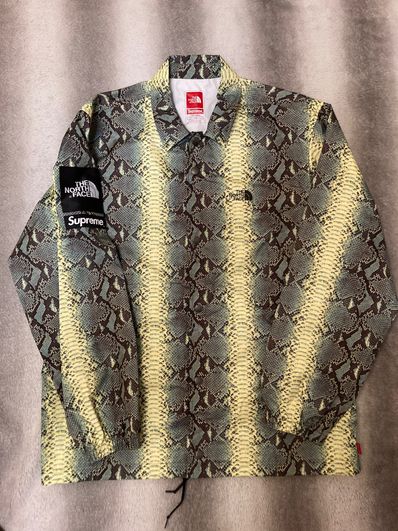 Supreme x The North Face Taped Seam Coaches Jacket "Green"