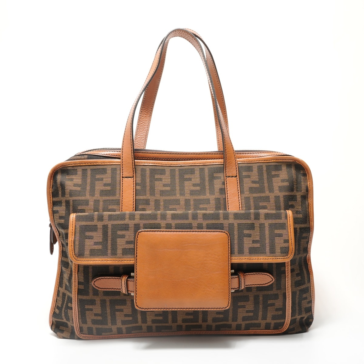 フェンディ FENDI ズッカ キャンバス トートバッグ【中古】