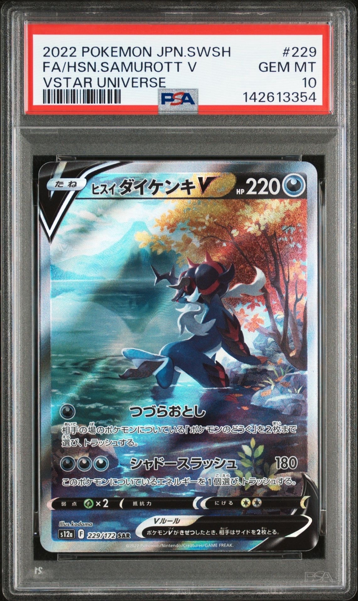 ヒスイダイケンキV SAR[s12a 229/172](ハイクラスパック「VSTARユニバース」)