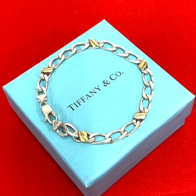 TIFFANY&Co. ティファニー フィガロ ブレスレット シルバー925 K18イエローゴールド ブレスレット シルバー
29321
