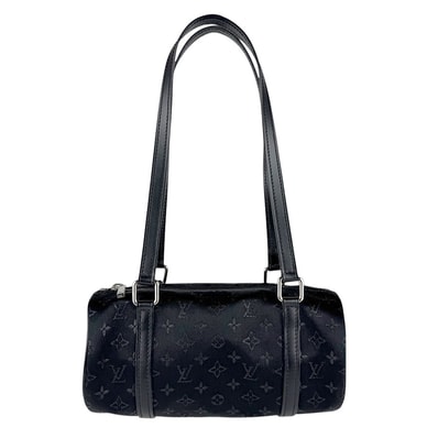 ルイ ヴィトン LOUIS VUITTON ハンドバッグ モノグラム サテン リトル パピヨン モノグラムサテン ブラック レディース M92352【中古】 z9176