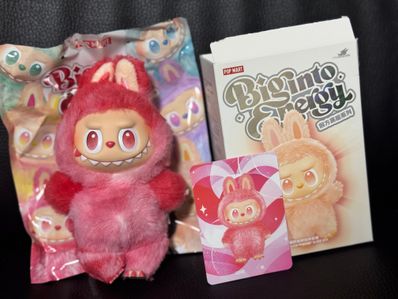 POP MART THE MONSTERS (LABUBU) Big into Energy Series Plush Pendant LOVE