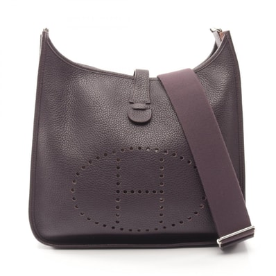 エルメス HERMES エヴリン 3 トロワ GM レザン ショルダーバッグ バッグ トリヨンクレマンス トリヨンクレマンス T刻印(2015年製造) レディース パープル系 【中古】