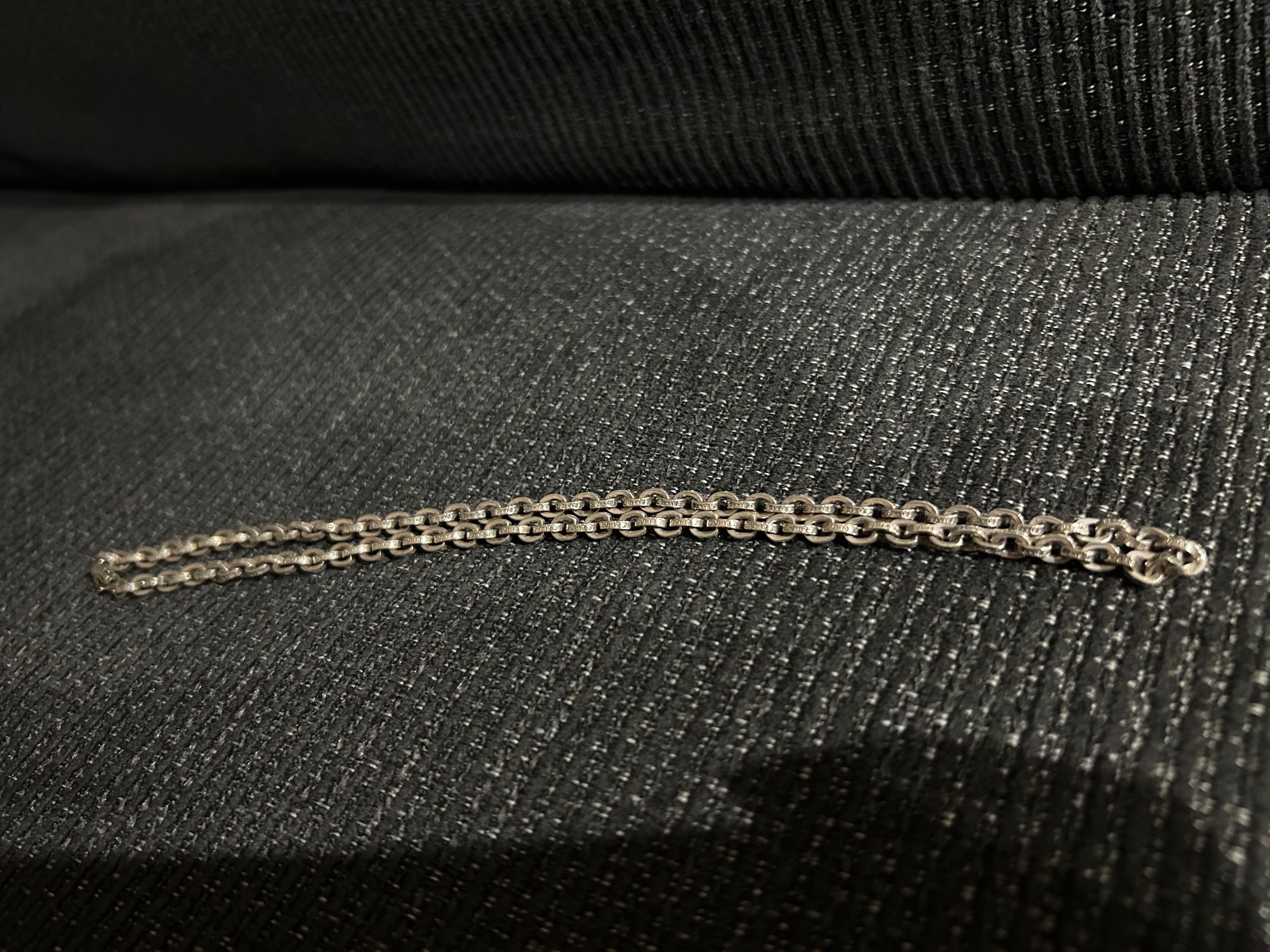 Chrome Hearts Paper Chain Necklace "Silver"