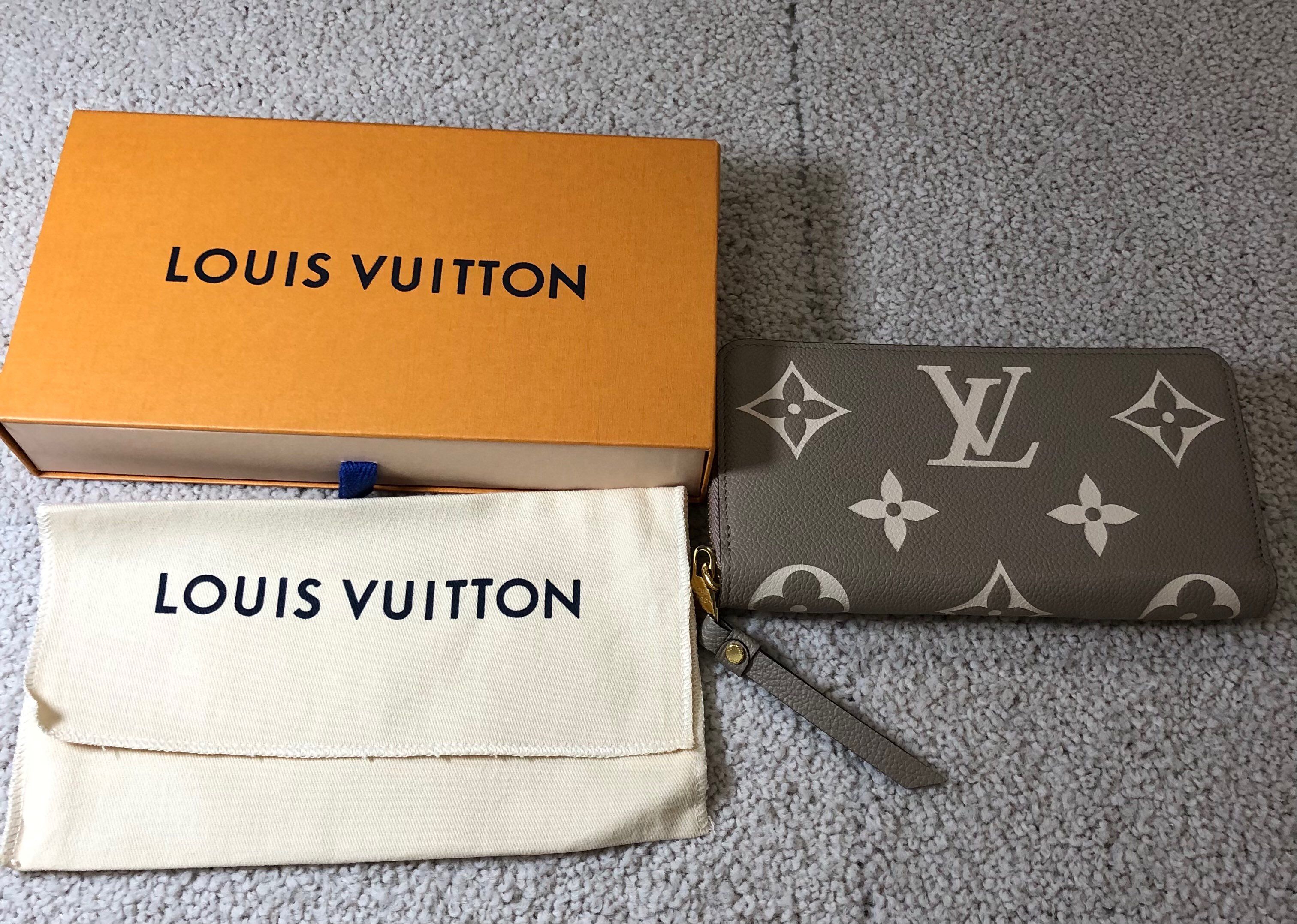Louis Vuitton Zippy Wallet Bicolor Monogram Empreinte "Turtledove"