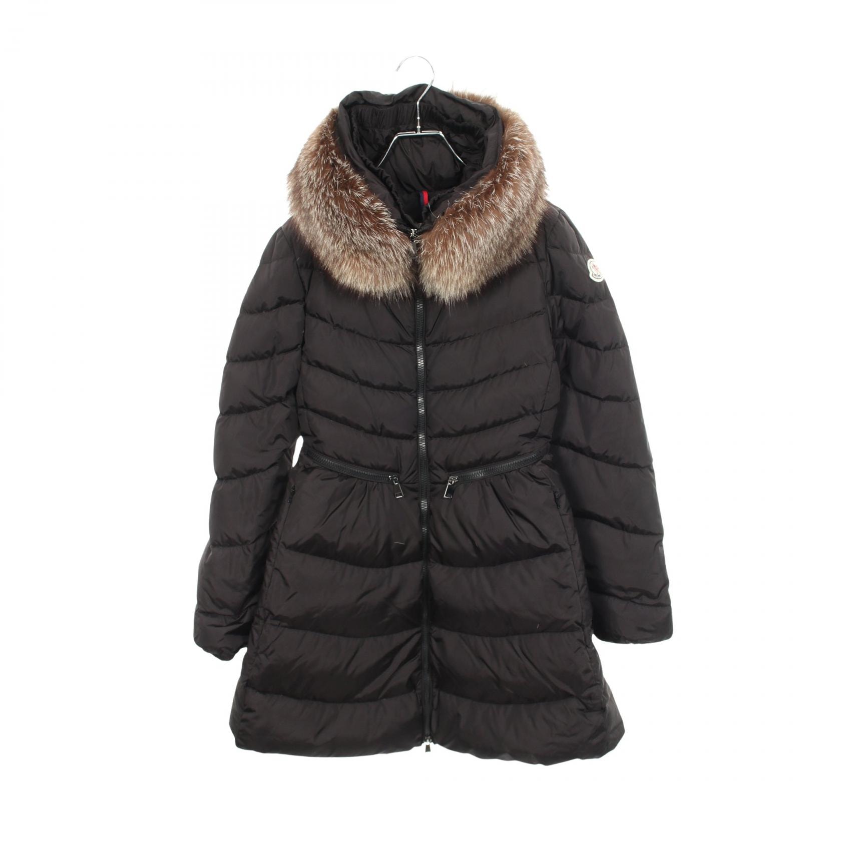 モンクレール MONCLER MIRIELON ダウンジャケット 衣料品 アウター ナイロン レディース ブラック系 4999025 【中古】