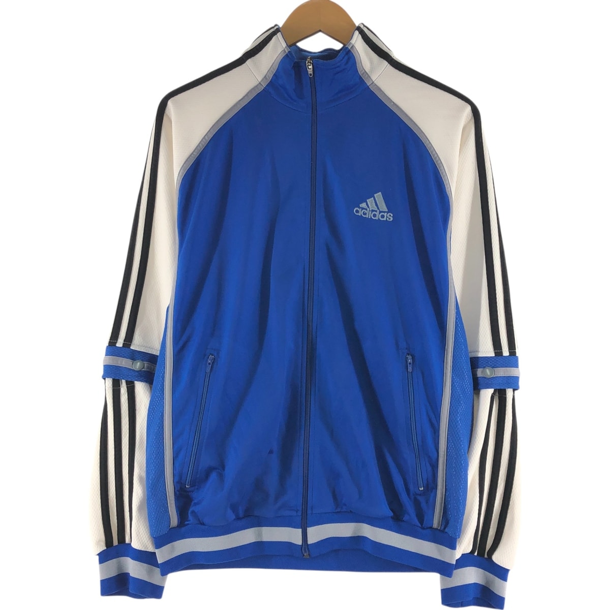 傷や汚れあり】古着 90年代 アディダス adidas 2WAY ジャージ トラック