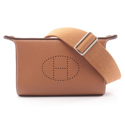 エルメス HERMES ヴィド ポッシュ ショルダーバッグ バッグ レザー トゴ トゴ ゴールド W刻印(2024年製造) レディース ブラウン系 【中古】