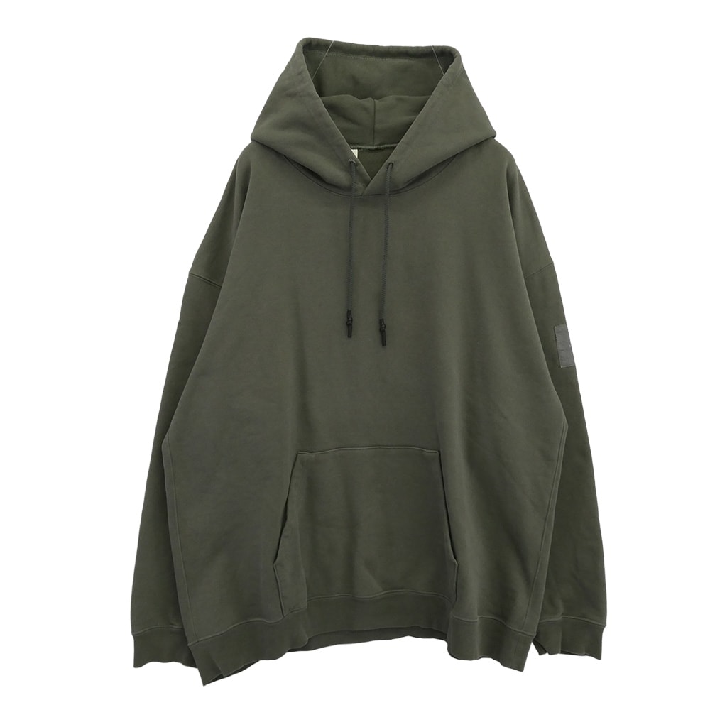 N.HOOLYWOOD エヌハリウッド パーカー 25SS 9251-CS80 TEST PRODUCT EXCHANGE SERVICE HOODED SWEATSHIRT フーデッド スウェットシャツ パーカー カーキ系 42【中古】