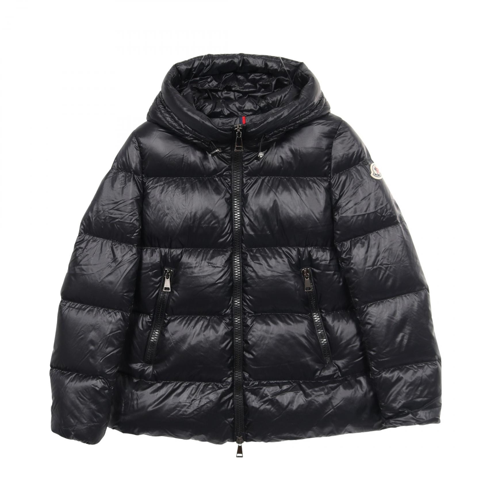モンクレール MONCLER SERITTE ダウンジャケット 衣料品 アウター ナイロン レディース ブラック系 【中古】