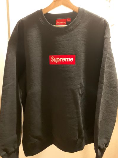 Supreme Box Logo Crewneck "Black" (22FW)