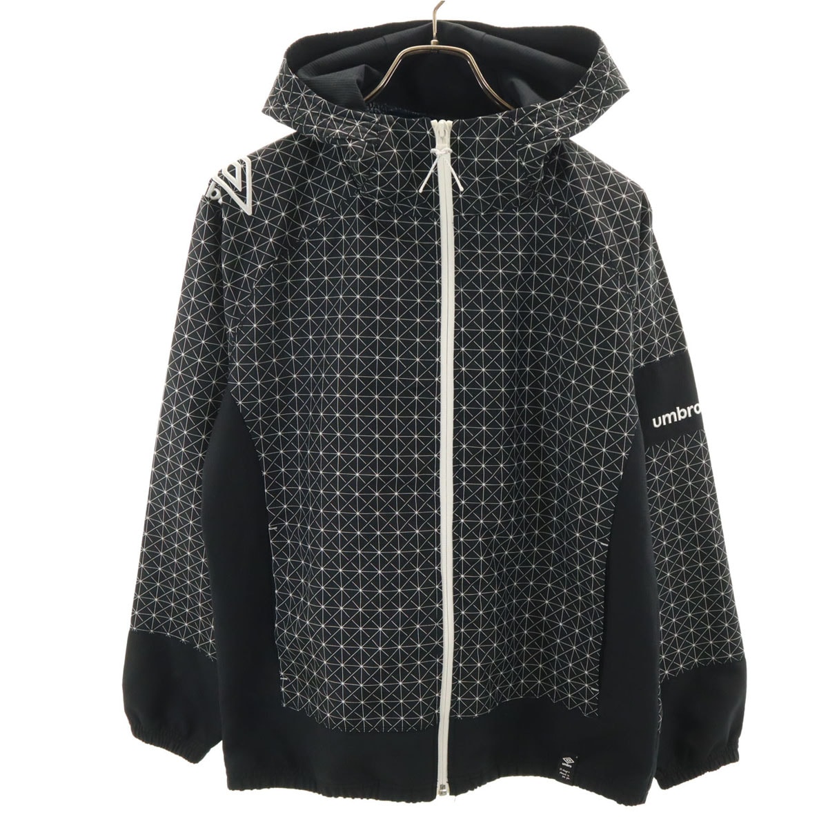 umbro アンブロ 長袖 ジップパーカー S ネイビー