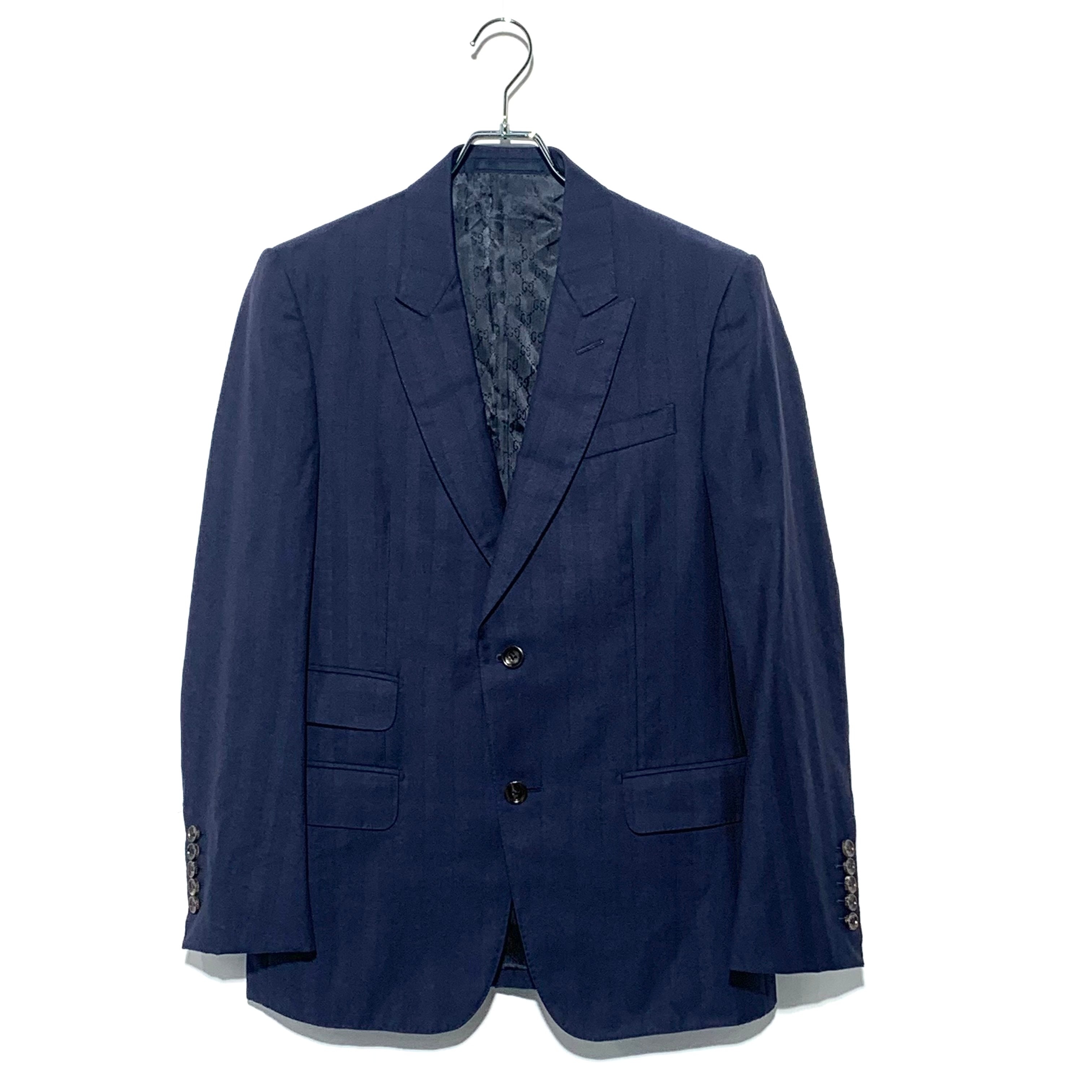 GUCCI Wool Tailored Jacket, Navy