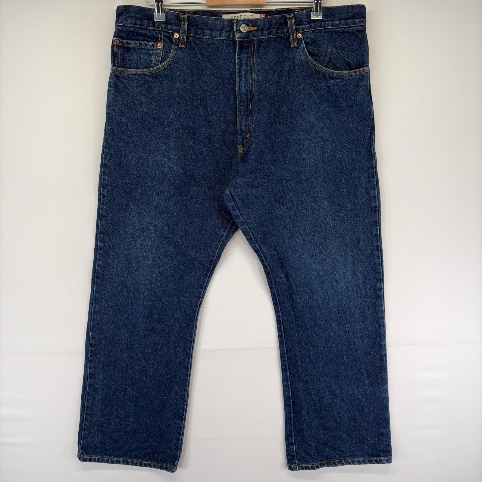 古着 リーバイス Levi's デニム パンツ 5ポケット ジップ 517 大きいサイズ ブーツカット フレア W40 L29  ブルー系 メンズ