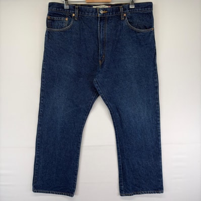 古着 リーバイス Levi's デニム パンツ 5ポケット ジップ 517 大きいサイズ ブーツカット フレア W40 L29 ブルー系 メンズ
