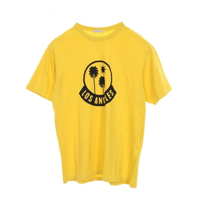 モンクレール MONCLER LOS ANGELES カットソー 衣料品 トップス コットン メンズ イエロー系 【中古】