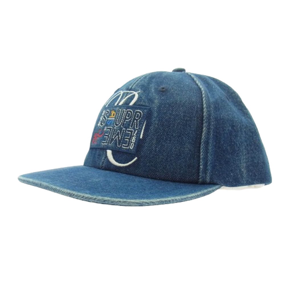 Supreme シュプリーム キャップ 23SS bernadette corporation 6-Panel バナーデット コーポレーション 6パネル デニム キャップ インディゴブルー インディゴブルー系【中古】