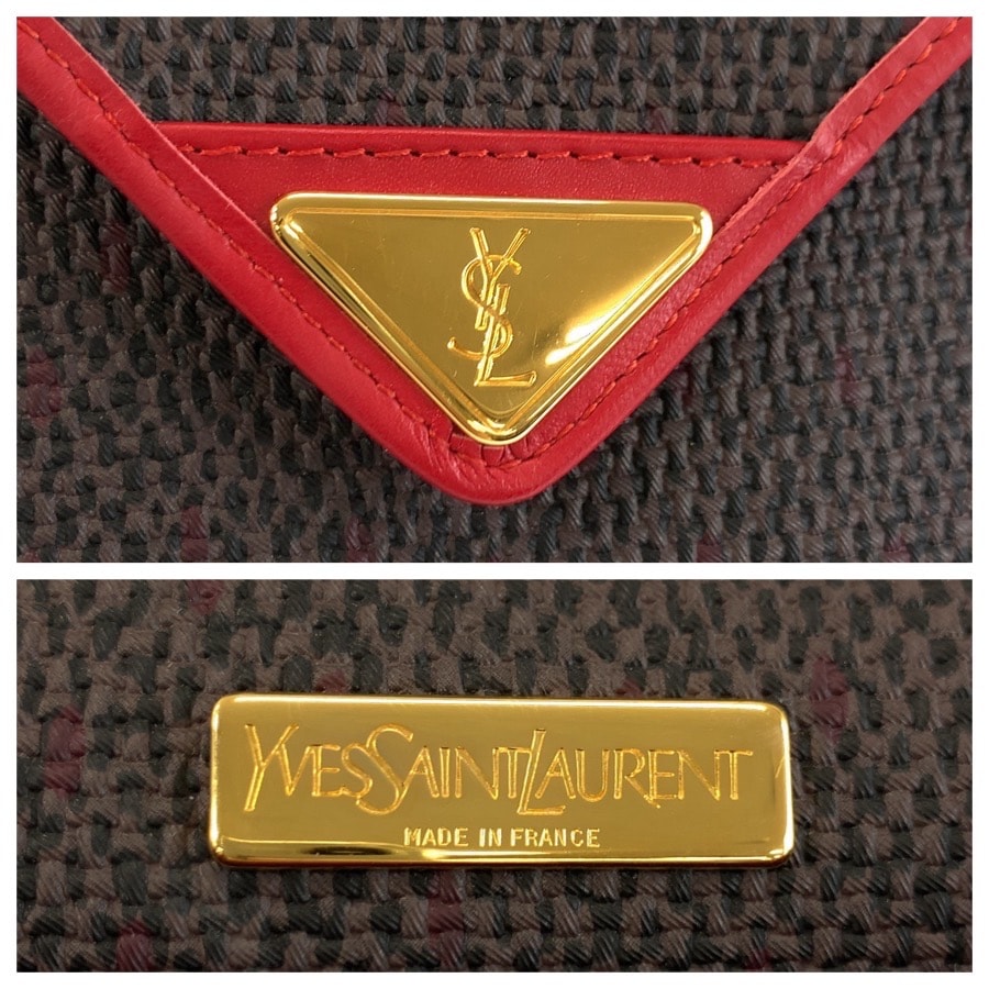 B (目立った傷や汚れなし)】美品 YVES SAINT LAURENT イヴ サン