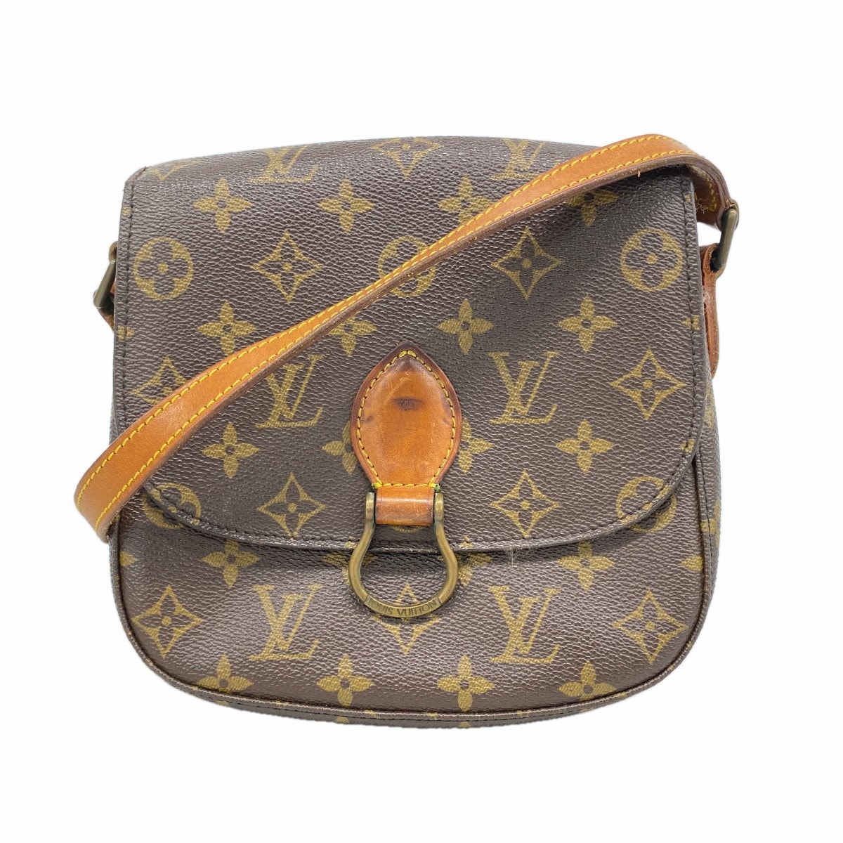 ★最終価格【6fc3314】ルイヴィトン ショルダーバッグ モノグラム サンクルーPM M51244 ブラウン【中古】レディース