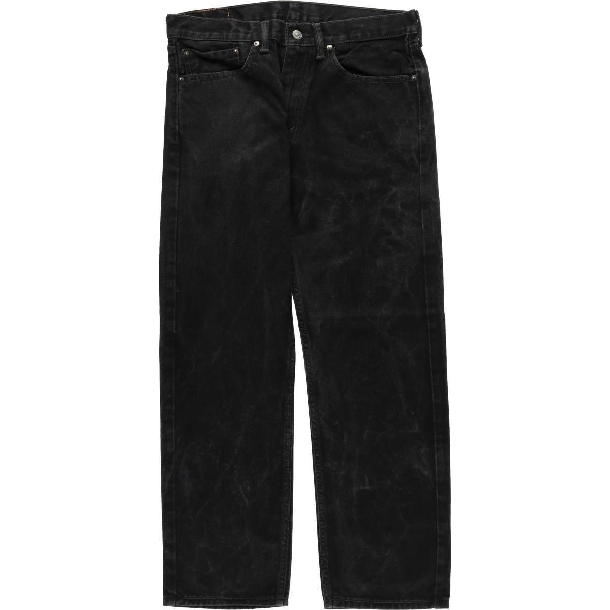 古着 リーバイス Levi's 505 ブラックデニム テーパードデニムパンツ メンズw34相当/eaa663657