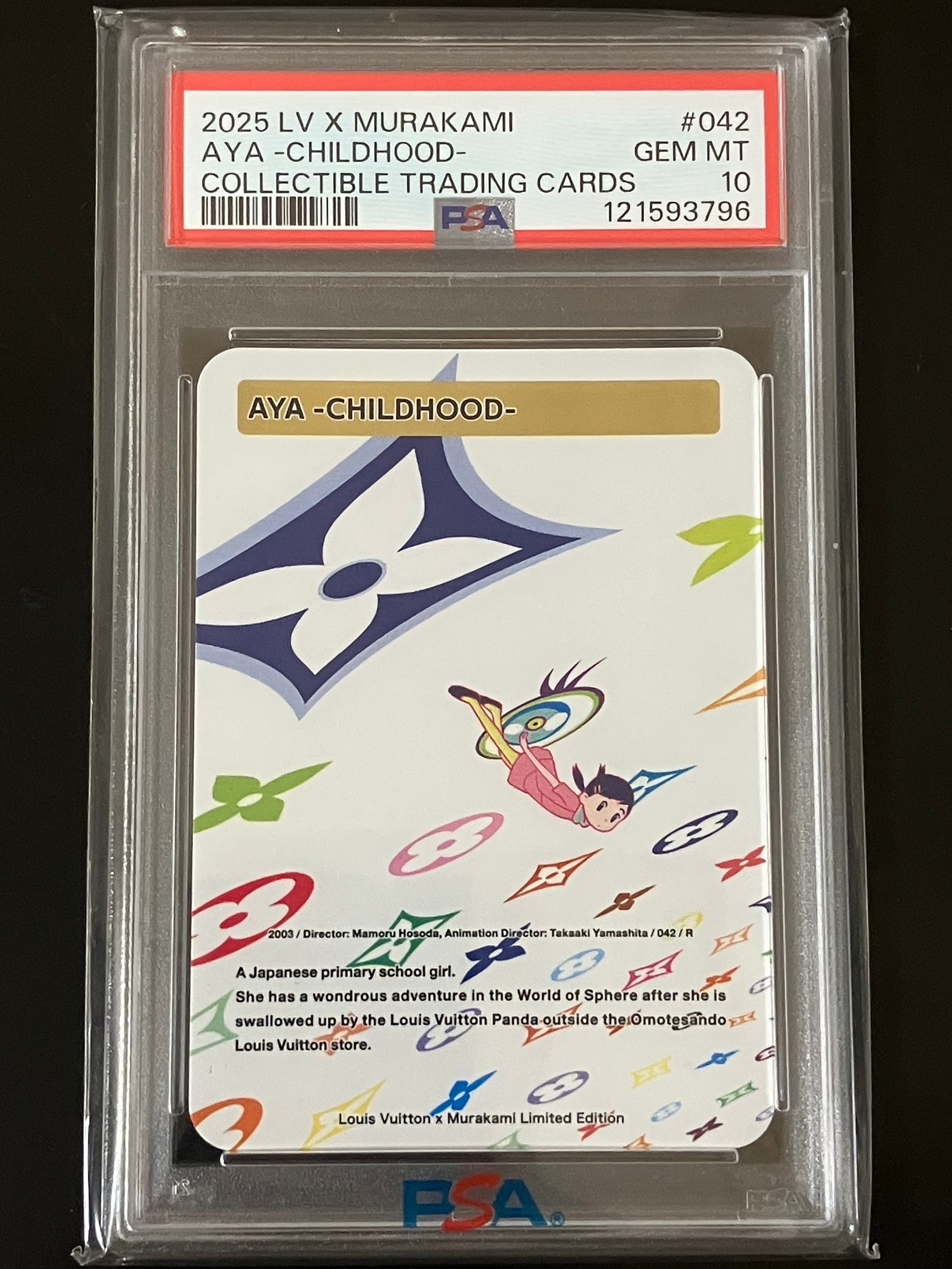 PSA10】アヤ -幼少期- R [2003 / 042](ルイヴィトン x 村上隆