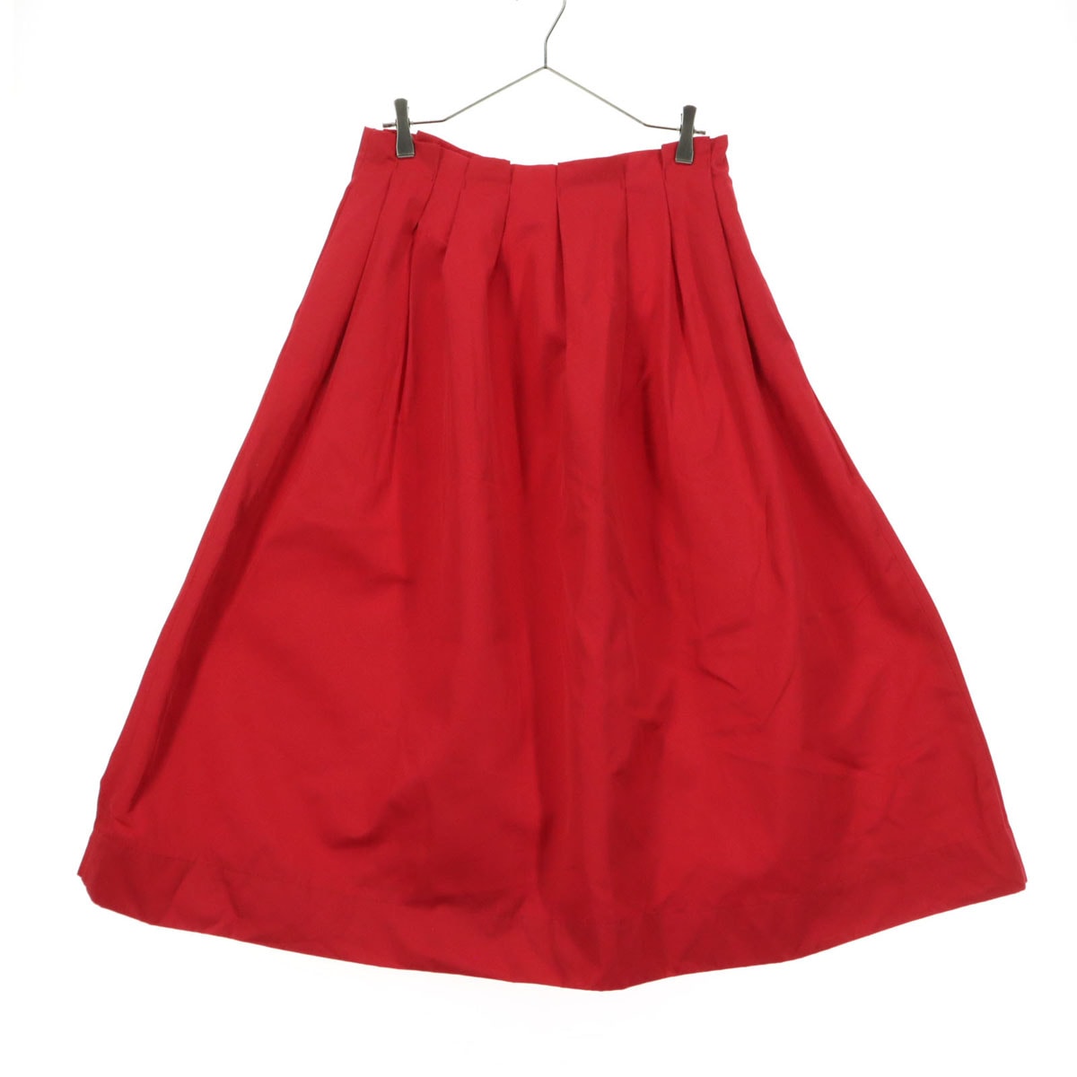 美品 ZARA ザラ ロング丈 ギャザースカート L レッド