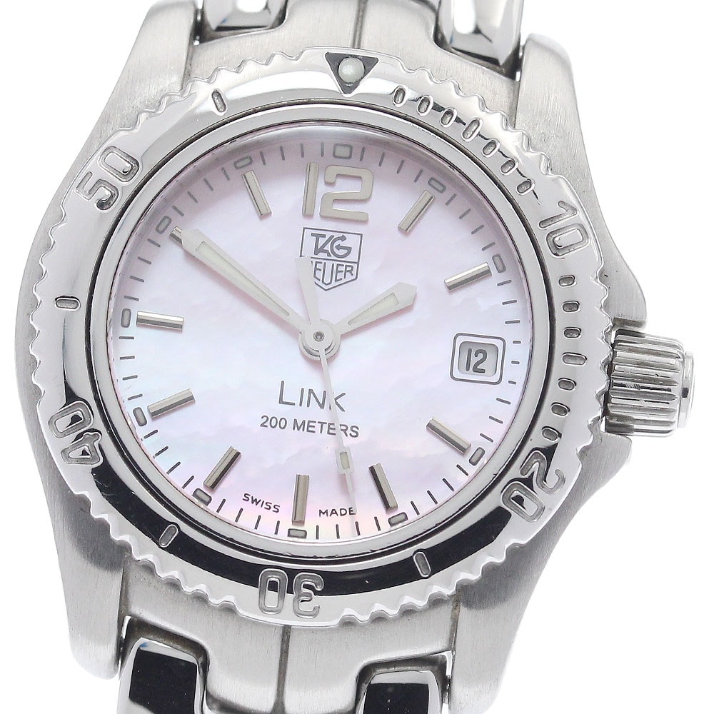 タグホイヤー リンク デイト WT141M クォーツ レディース 【中古】