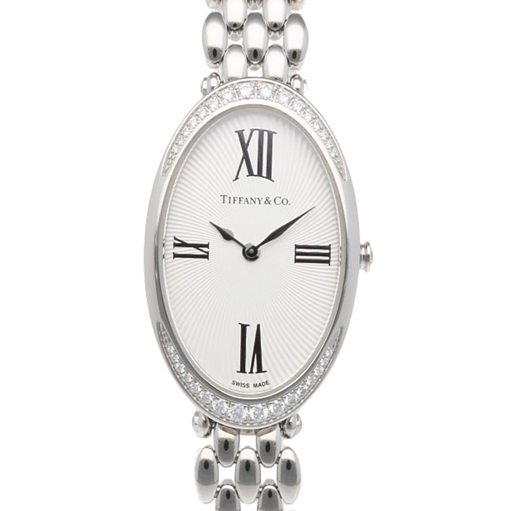 ティファニー カクテルウォッチ 腕時計 時計 ステンレススチール クオーツ 磨き直し済 レディース 1年保証 TIFFANY&Co.  中古