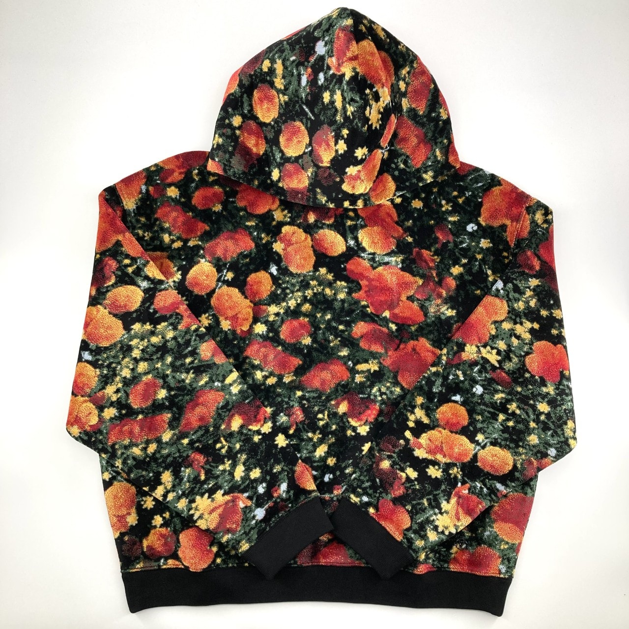 LOUIS VUITTON(ルイ・ヴィトン) ポピーズ フーディー ヴァージルアブロー S RM191 JZB パーカー ブラック×マルチカラー