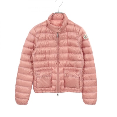 モンクレール MONCLER LANS ダウンジャケット 衣料品 アウター ナイロン レディース ピンク系 1A10100 【中古】