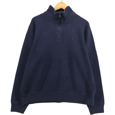 古着 ラルフローレン Ralph Lauren POLO by Ralph Lauren ハーフジップスウェットシャツ トレーナー メンズXL相当/eaa545702
