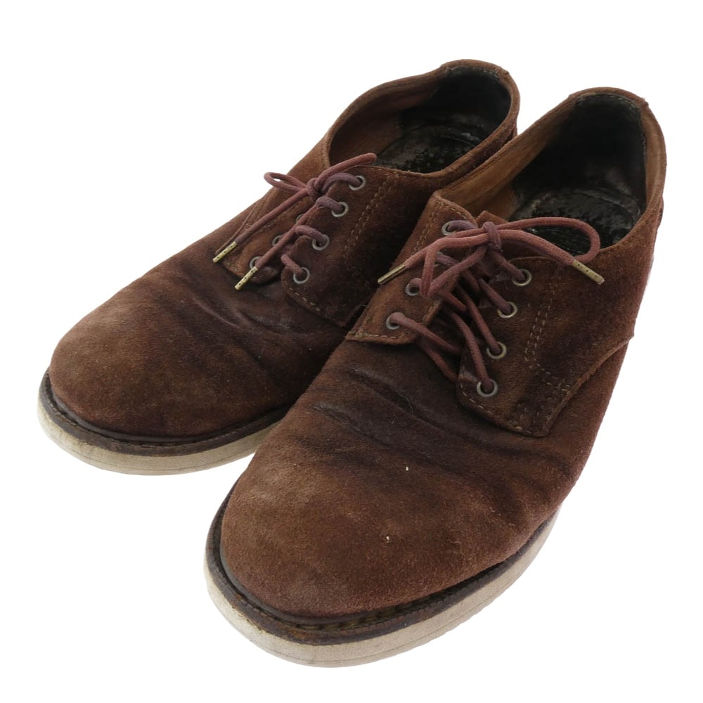 VISVIM ビズビム ブーツ VIRGIL PLAIN TOE FOLK ヴァージル プレーントゥ スエード シューズ ブラウン系 11【中古】