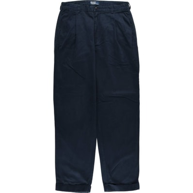 古着 ラルフローレン Ralph Lauren POLO by Ralph Lauren ツータック チノパンツ メンズw34相当/eaa565678