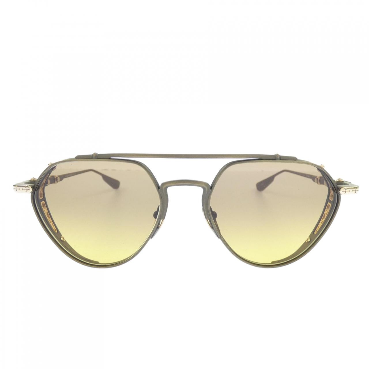 Chrome Hearts Free Ride Sunglasses "Gold"