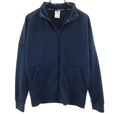 adidas アディダス トラックジャケット S ネイビー ジャージ 柔道