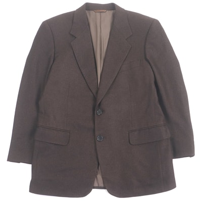 極美品 クリスチャンディオール テーラードジャケット ブラウン メンズ 54