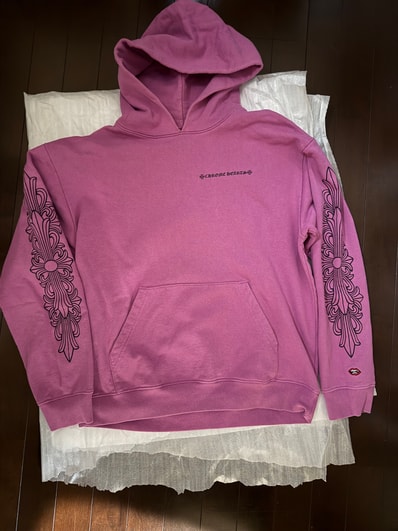 Chrome Hearts Matty Boy Spider Web Hoodie "Purple"