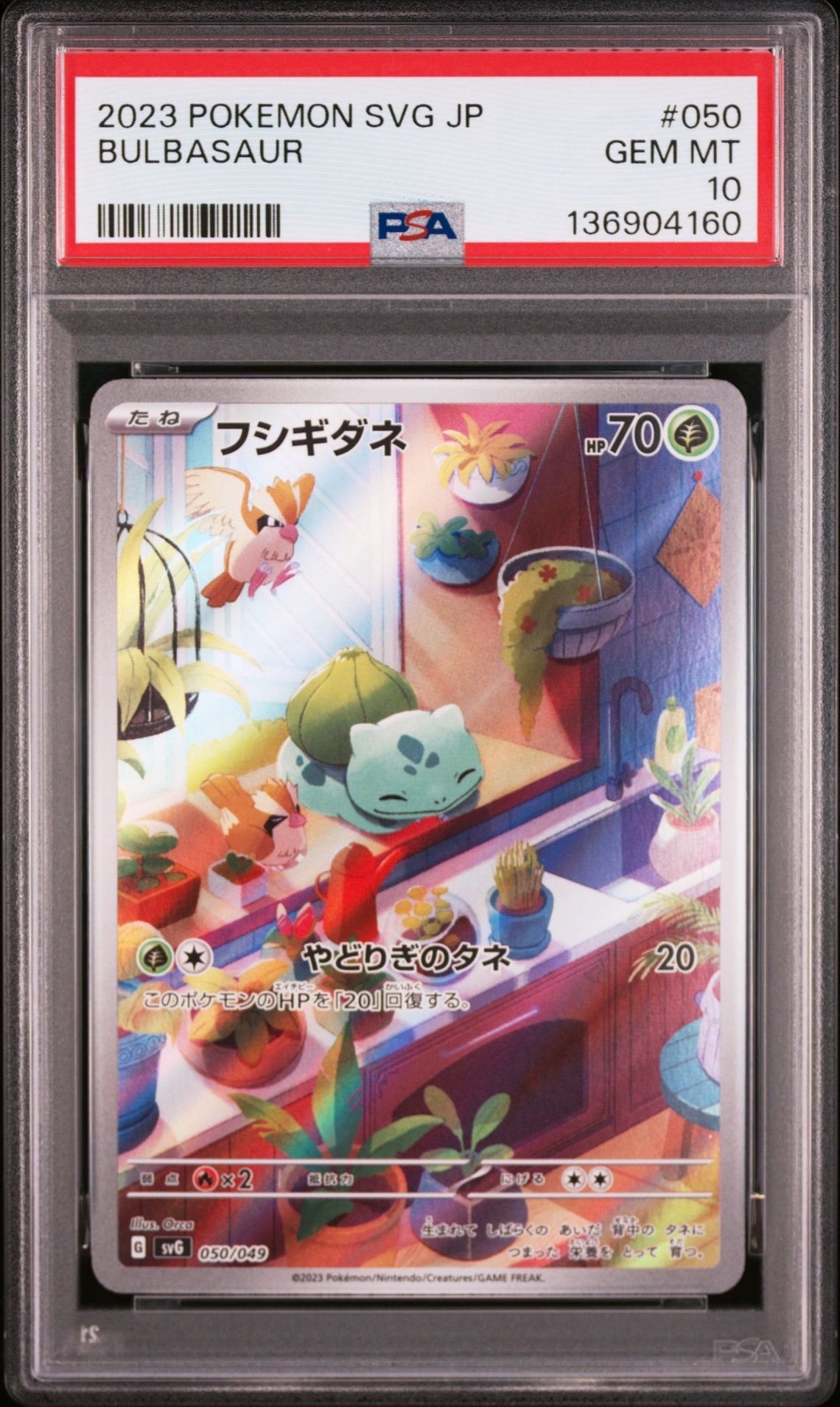 フシギダネ :フルイラスト [SVG 050/049](スペシャルデッキセットex「フシギバナ・リザードン・カメックス」)