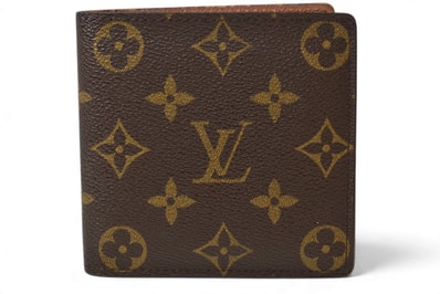 ルイヴィトン 財布 二つ折り LOUIS VUITTON 折財布 M61665 メンズ ポルトフォイユ・マルコ 旧型 モノグラム 【中古】