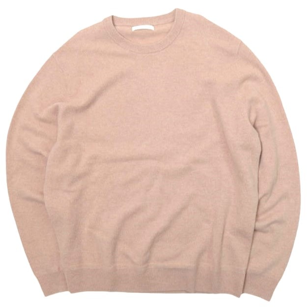 ZARA ザラ ウールカシミヤクルーネックニット 2893/320/676 L PINK セーター トップス g28415